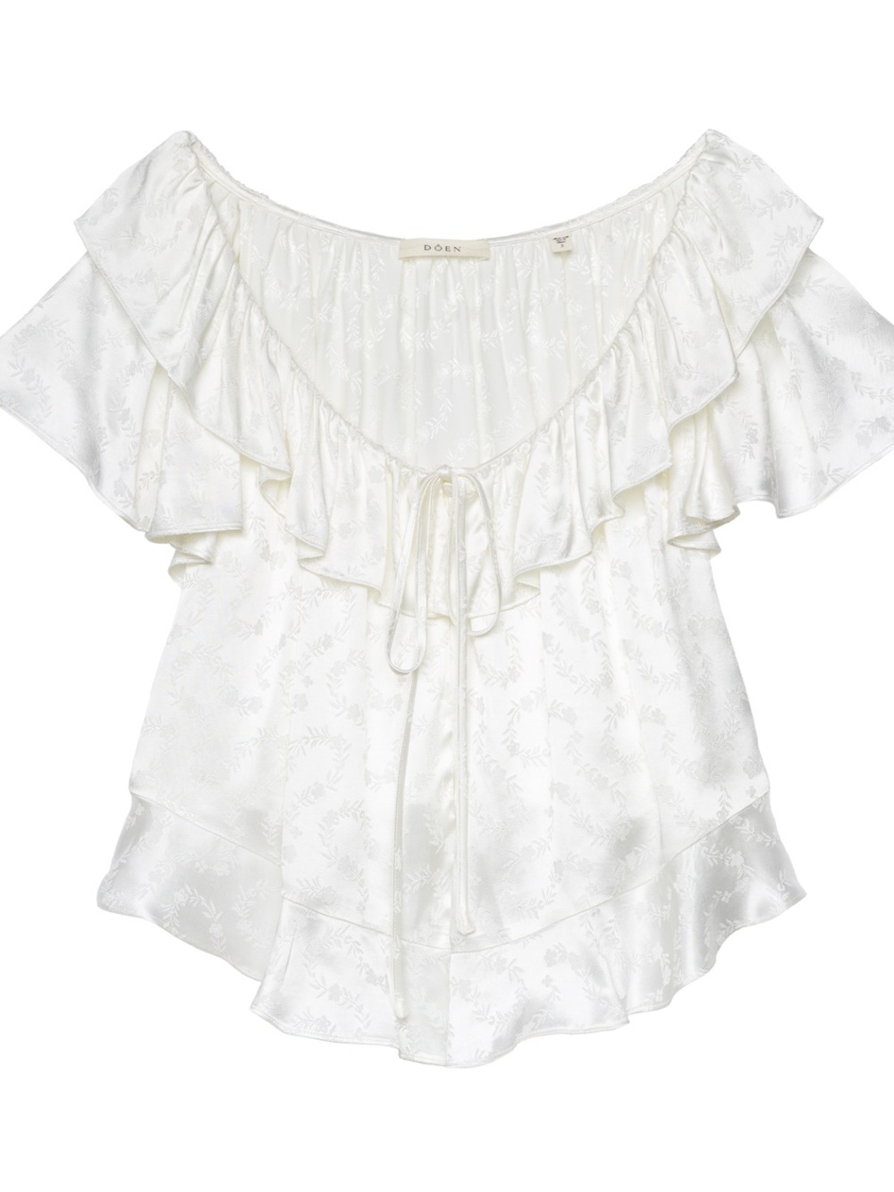 Doen Floriette Top and Fiorenza Skirt in salt - Picture 3 of 6